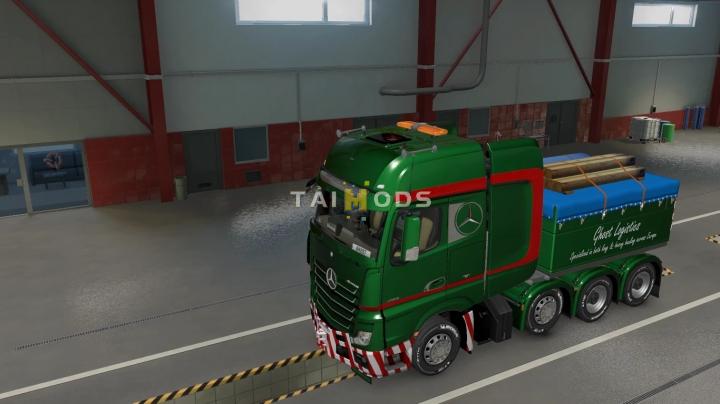 ETS2 - Custom Chassis for Mercedes Actros 2014 (1.40.x)