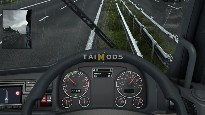 MOD ETS2 – Phụ Tùng ETS2 - Man Tgx E6 Easy Read Dashboard (1.40.x)