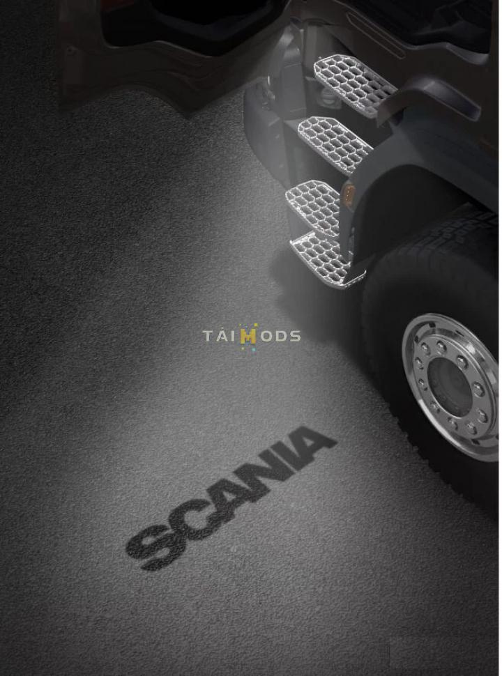 MOD ETS2 – Phụ Tùng ETS2 - Truck Door Projector Led Logo Lights for All Trucks V1.0 (1.40.x)