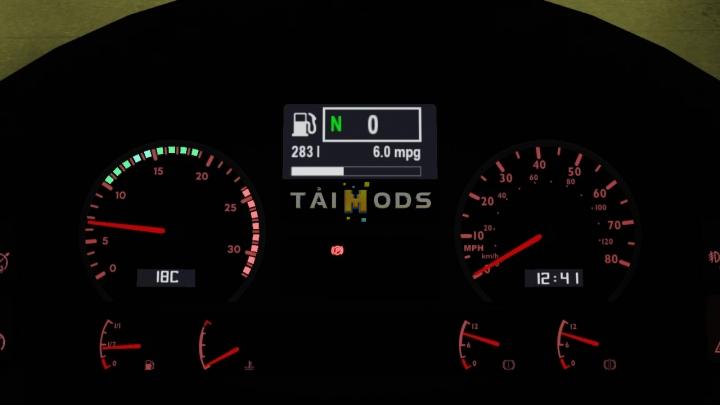 MOD ETS2 – Phụ Tùng ETS2 - Man Tga Custom Dashboard V1.0 (1.40.x)