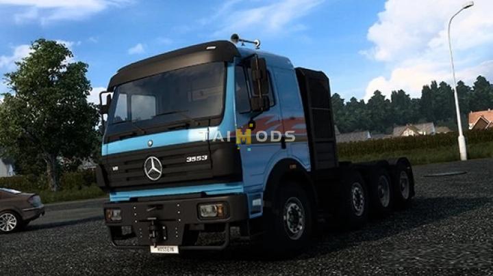 MOD ETS2 – Phụ Tùng ETS2 - Mercedes-Benz SK 8x4 Add-on (1.40.x)