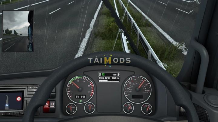 ETS2 - Man Tgx E6 Easy Read Dashboard (1.40.x)