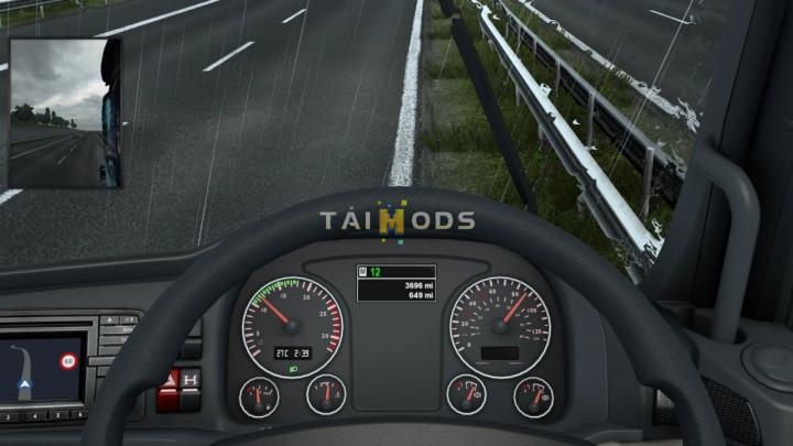 ETS2 - Man Tgx E6 Easy Read Dashboard (1.40.x)