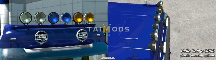 MOD ETS2 – Phụ Tùng ETS2 - Hella Rallye 3000 V1.5 Fixed (1.40.x)