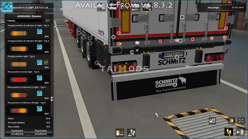 MOD ETS2 – Phụ Tùng ETS2 - SCS Trailer Tuning Pack V1.8.3.2.1 (1.40.x)