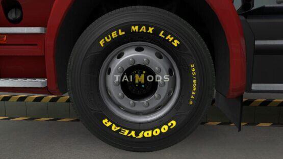 MOD ETS2 – Phụ Tùng ETS2 - Goodyear Tires - Yellow Painted V1.1 (1.40.x)