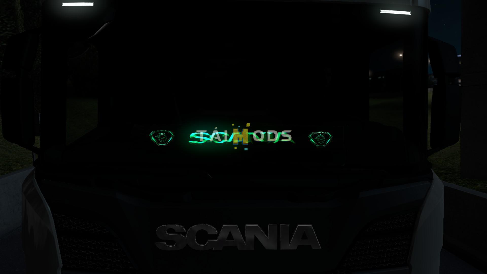 MOD ETS2 – Phụ Tùng ETS2 - Green Windshield Table for Scania V1.0 (1.40.x)