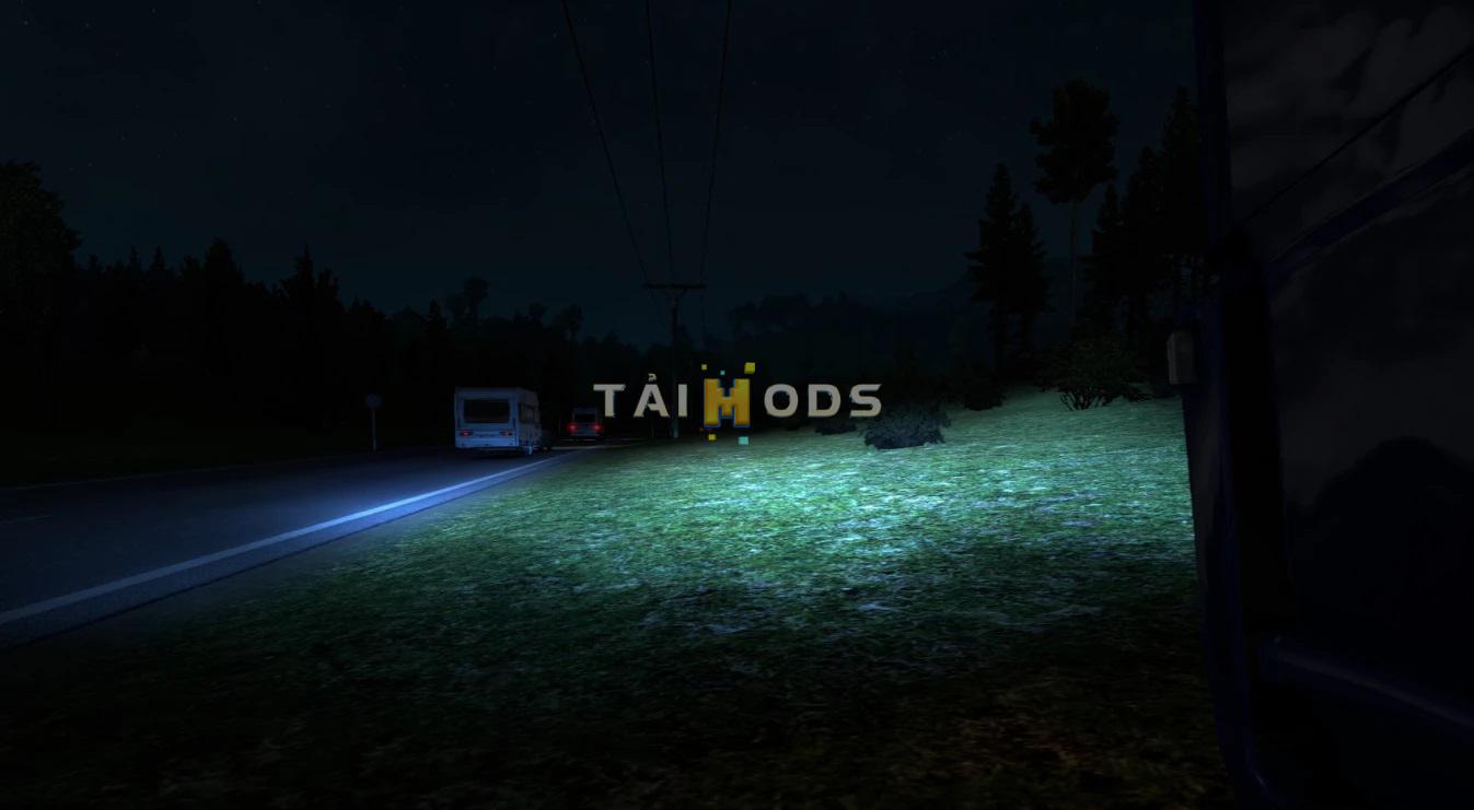 ETS2 - Xenon Lights Effect for Various Trucks (1.39 - 1.40) (1.40.x)