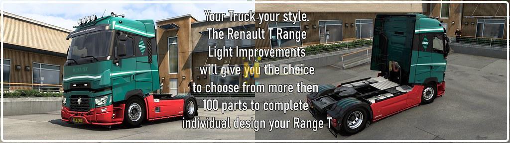 ETS2 - Renault T Light Improvements V1.5 (1.40.x)