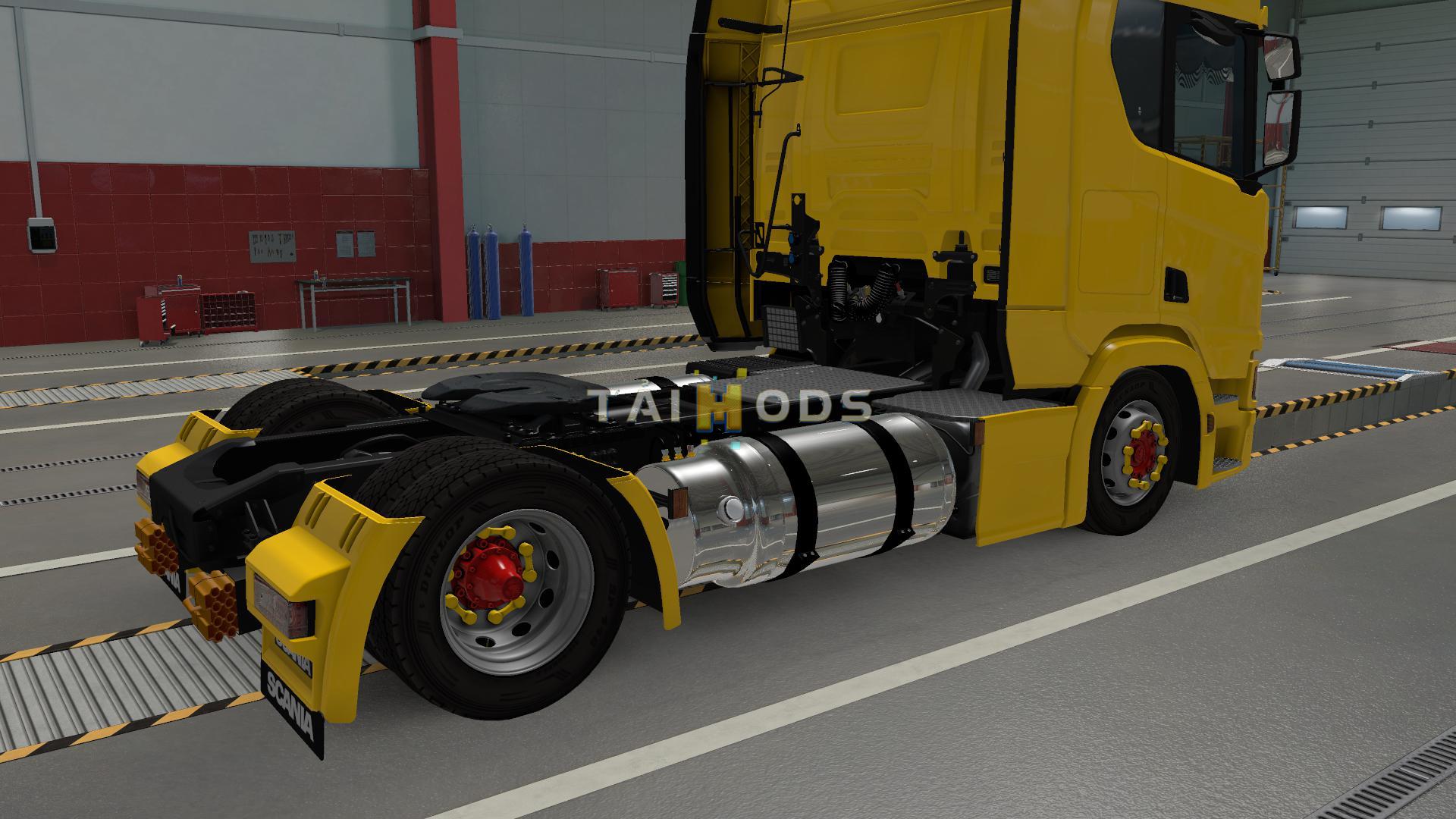 MOD ETS2 – Phụ Tùng ETS2 - Scania PGRS LNG Chassis Addon (1.39.x)
