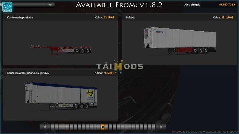 MOD ETS2 – Phụ Tùng ETS2 - SCS Trailer Tuning Pack V1.8.3.1 (1.39.x)