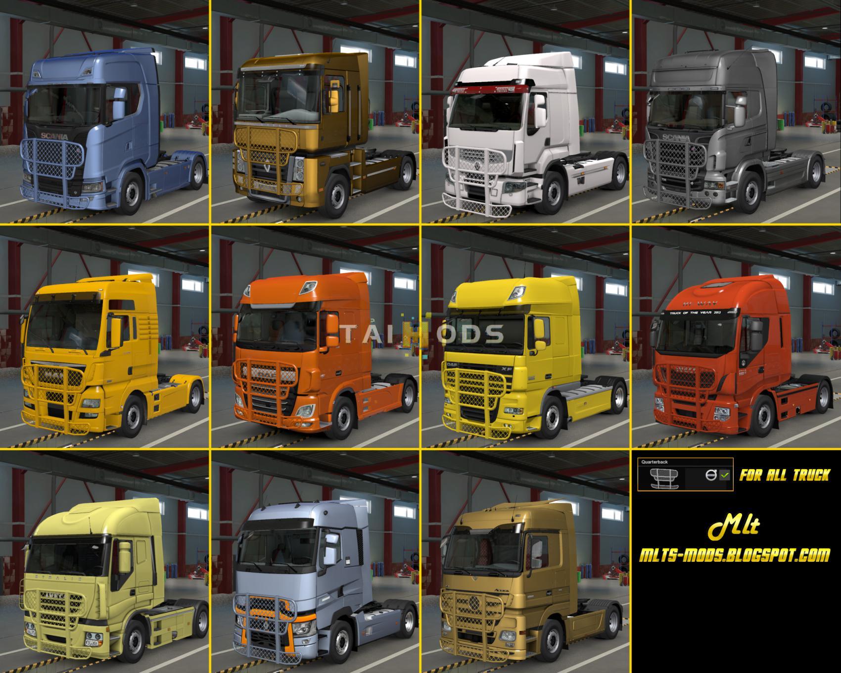 ETS2 - Volvo Paintable Grill for All Truck V0.1 (1.39.x)