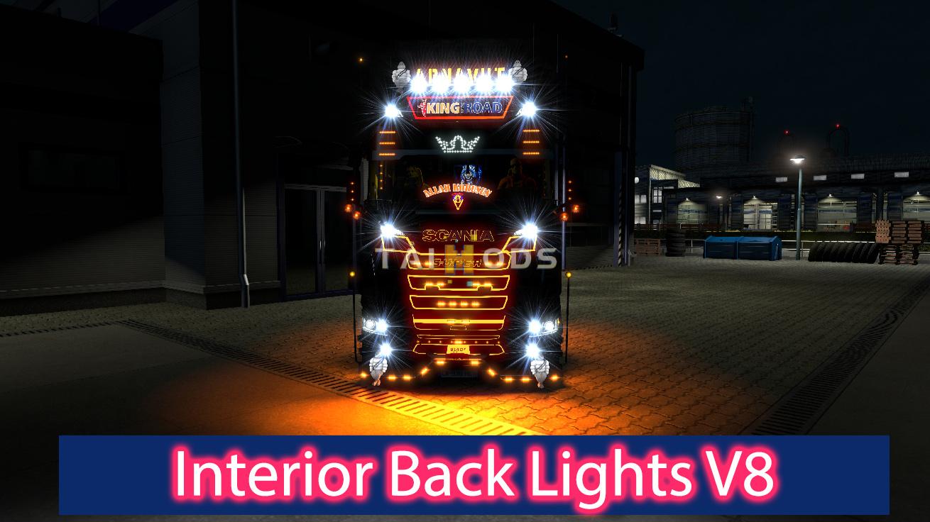 MOD ETS2 – Phụ Tùng ETS2 - interior Light V8 (1.39.x)