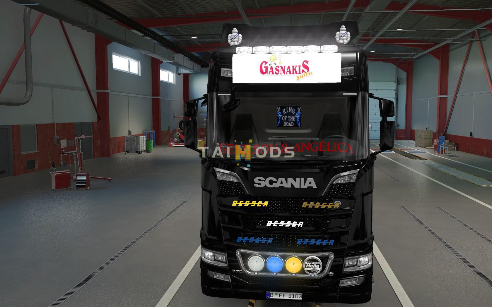 ETS2 - Big Lightbox Scania R And S 2016 Gasnakis Juice (1.39.x)