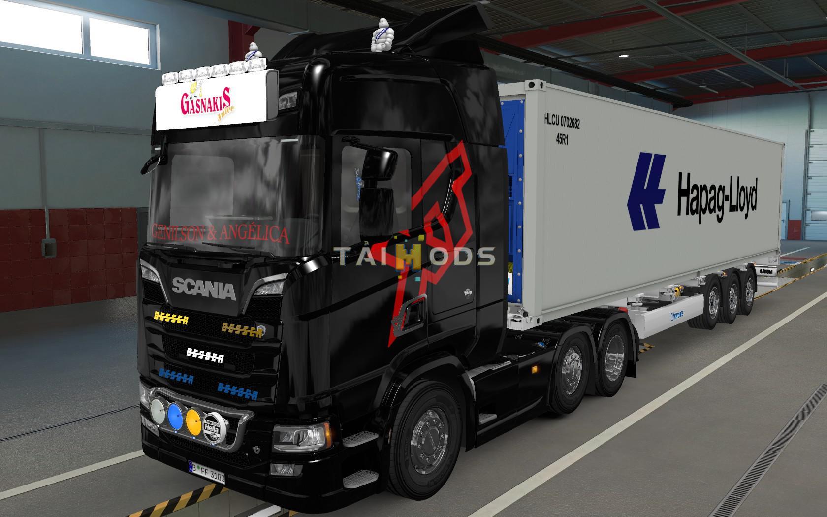 ETS2 - Big Lightbox Scania R And S 2016 Gasnakis Juice (1.39.x)
