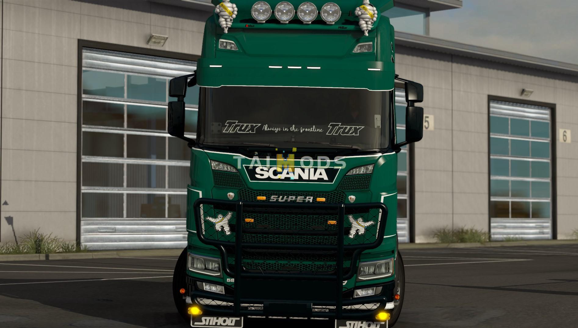 ETS2 - SMG Sticker Edit Trux Bullbar V1.4 (1.39.x)