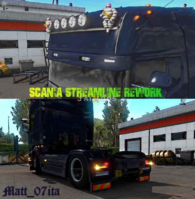 MOD ETS2 – Phụ Tùng ETS2 - Scania Streamline Rework + Parts V1.0 (1.39.x)