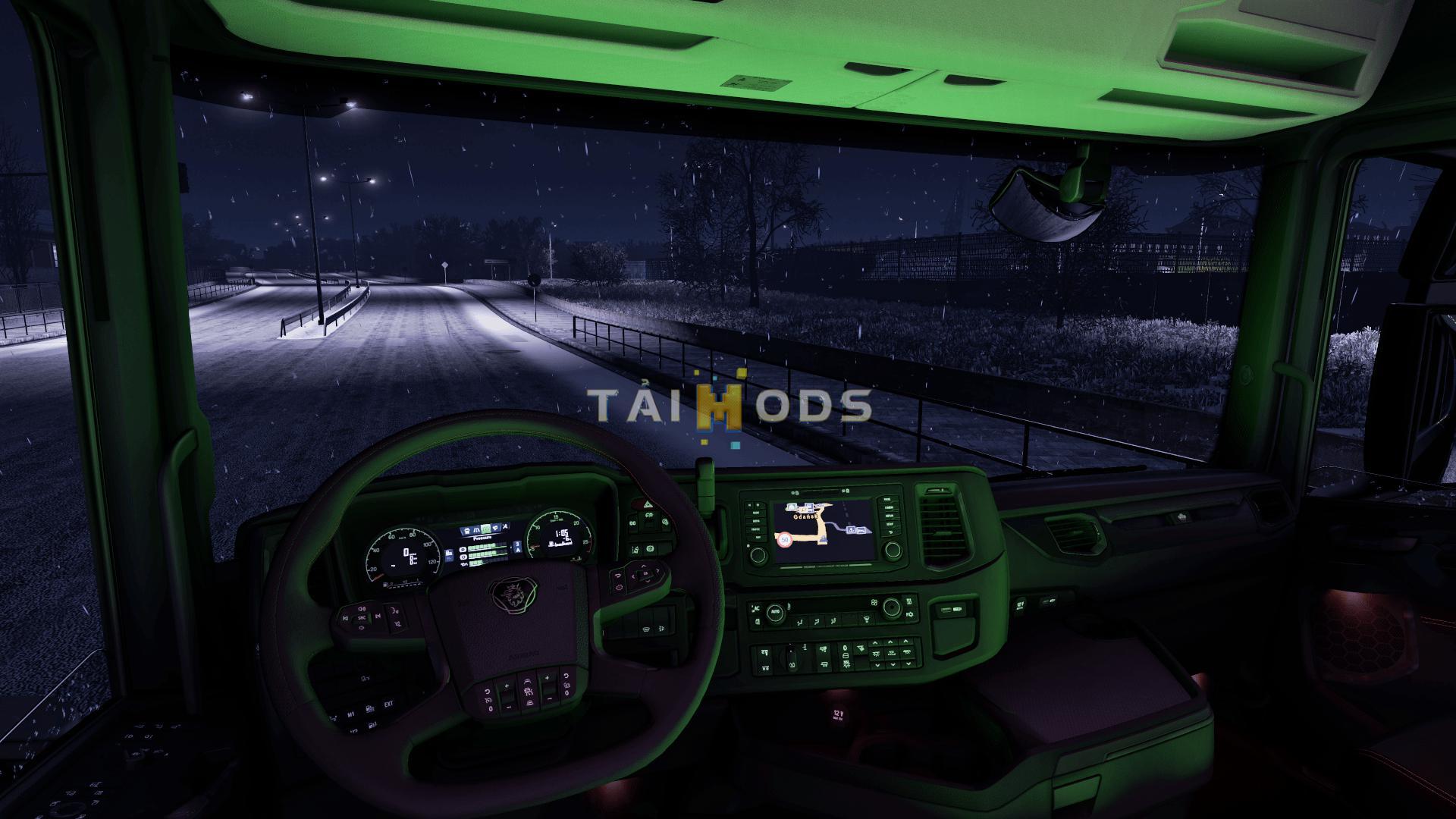 ETS2 - Scania Next Gen RGB Cabin Light (1.39.x)