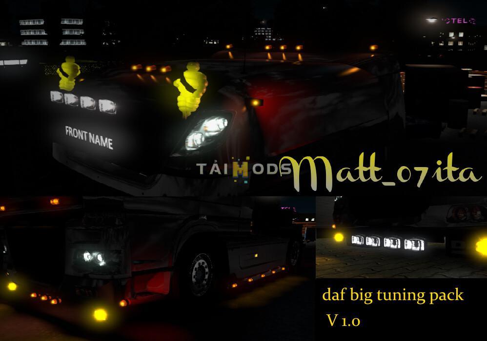 MOD ETS2 – Phụ Tùng ETS2 - Daf Xf 105 Big Tuning Pack V1.0 (1.39.x)