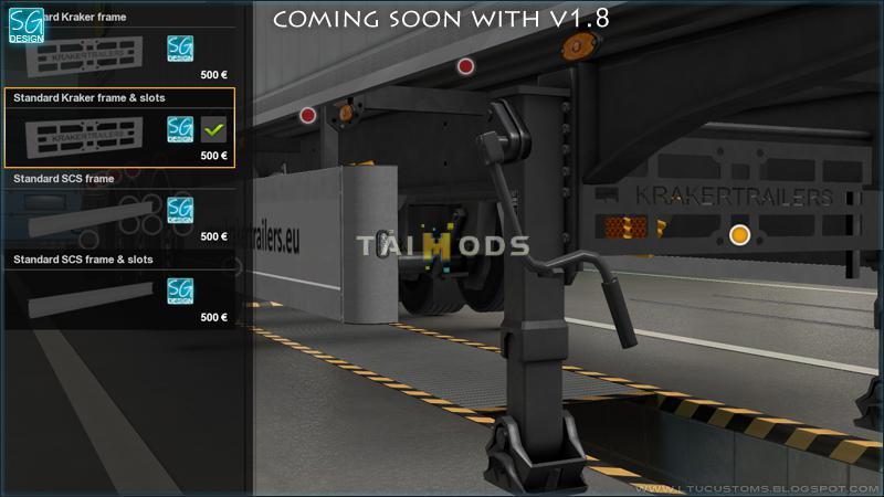 MOD ETS2 – Phụ Tùng ETS2 - SCS Trailer Tuning Pack V1.8.1 (1.39.x)