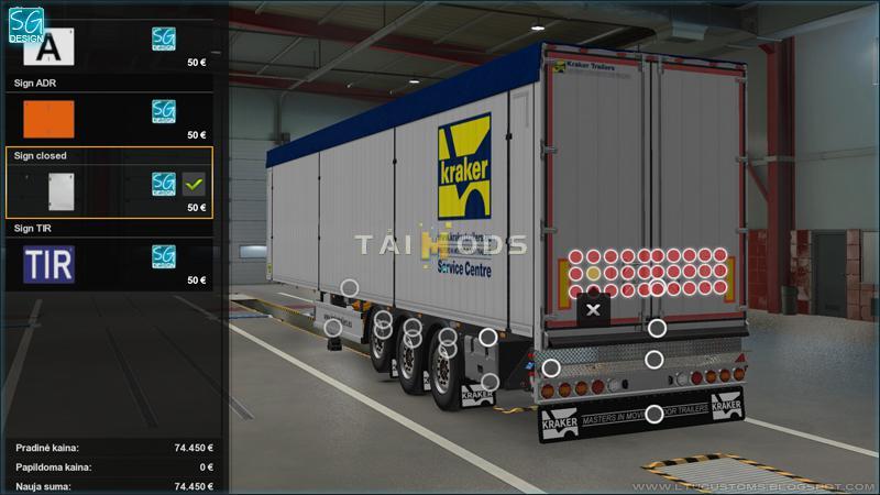 MOD ETS2 – Phụ Tùng ETS2 - SCS Trailer Tuning Pack V1.8.1 (1.39.x)