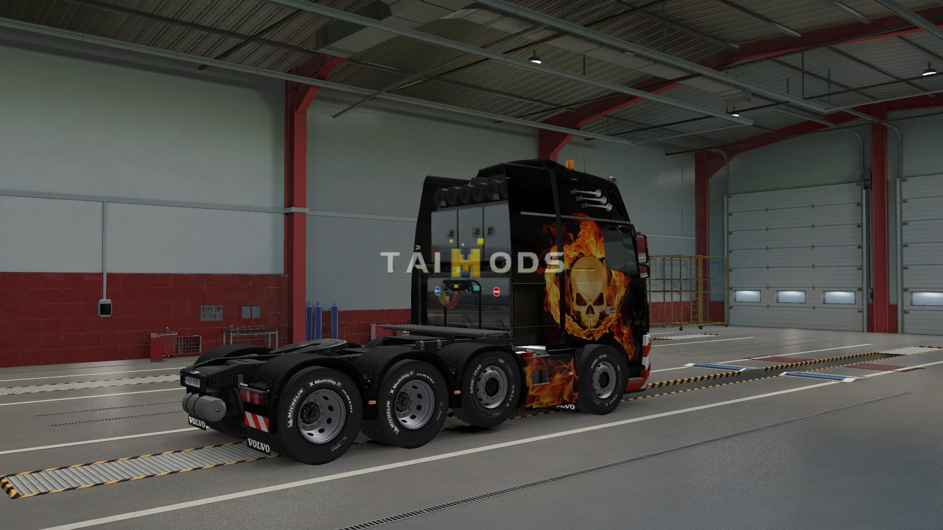 MOD ETS2 – Phụ Tùng ETS2 - Volvo FH16 2009 Heavy Duty Addon V2.0 (1.39.x)