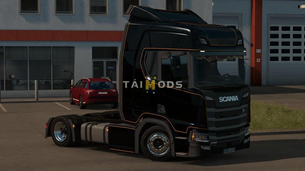 MOD ETS2 – Phụ Tùng ETS2 - Low Deck Chassis Addon for Scania S&R Nextgen V2.0 (1.39.x)