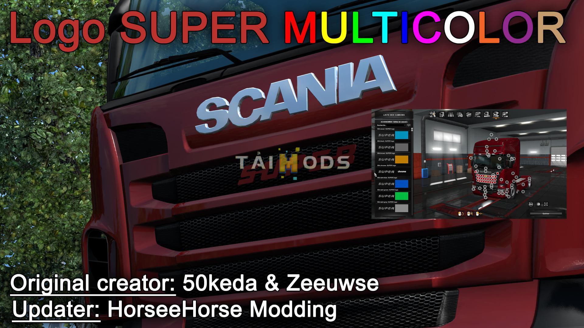 MOD ETS2 – Phụ Tùng ETS2 - Light Logo Big Pack V3.0 (1.39.x)