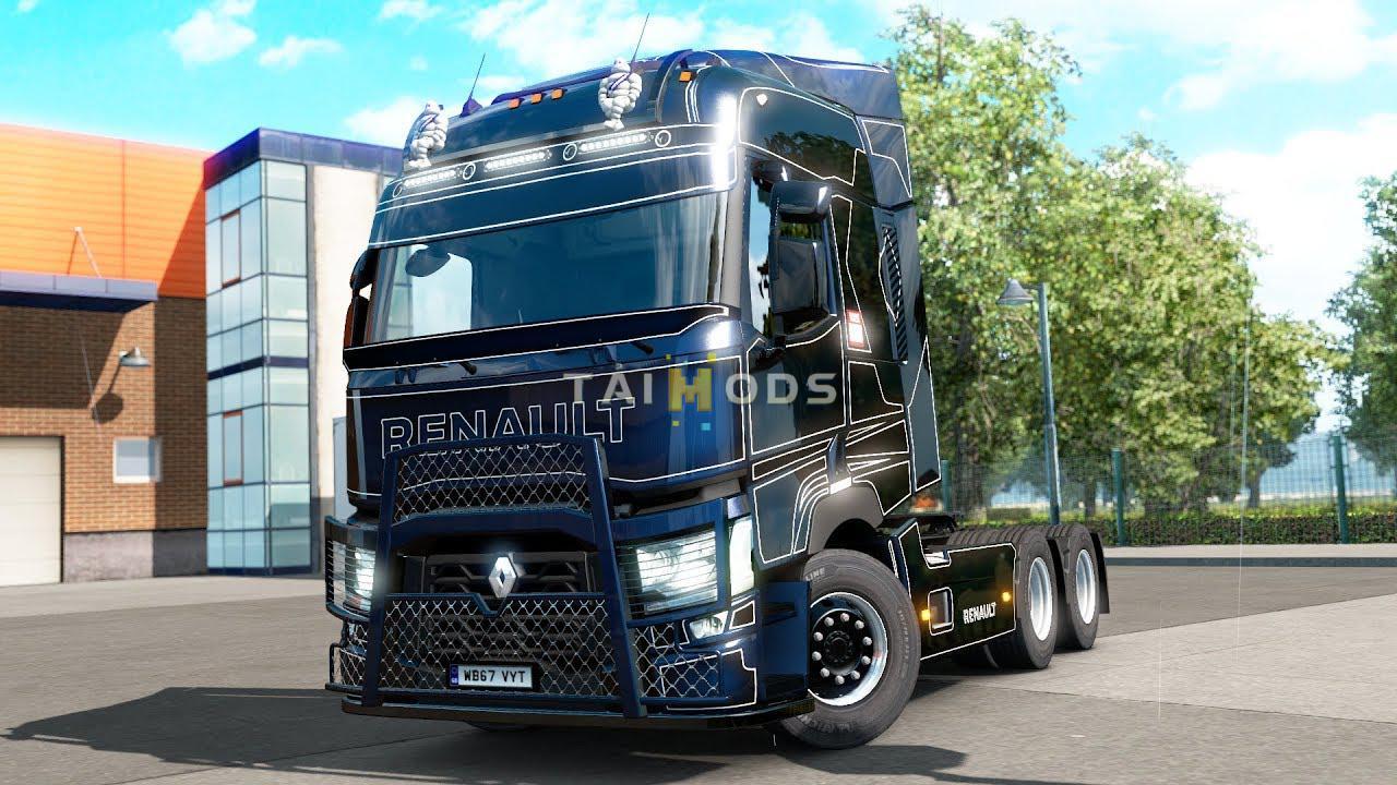 MOD ETS2 – Phụ Tùng ETS2 - Renault T Tuning Pack (1.38.x)