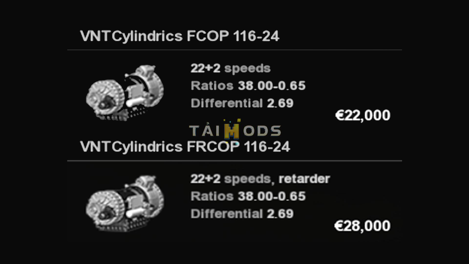 MOD ETS2 – Phụ Tùng ETS2 - Detroit Diesel Series 60 Custom Vanta Cylindrics V1.0 (1.38.x)