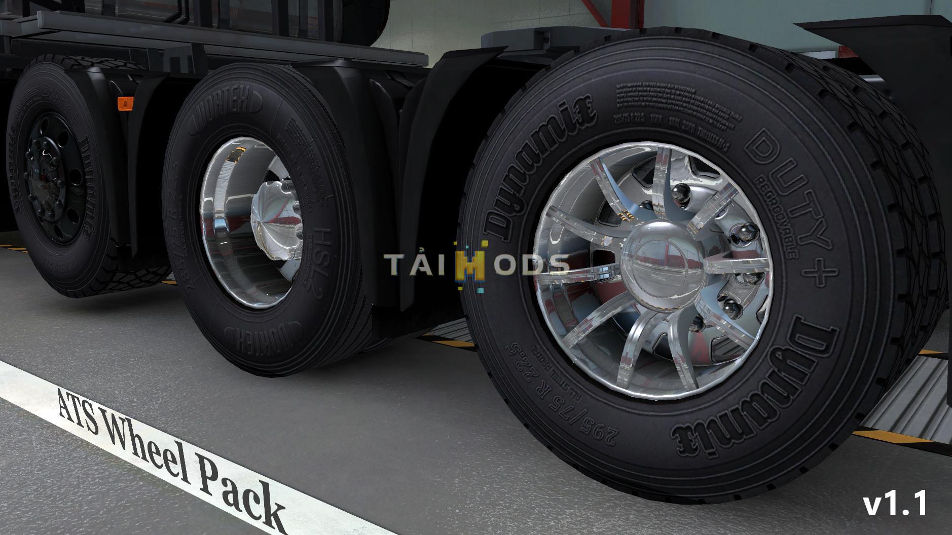 Wheel Pack from ATS for ETS2 1.11 (1.38.x)