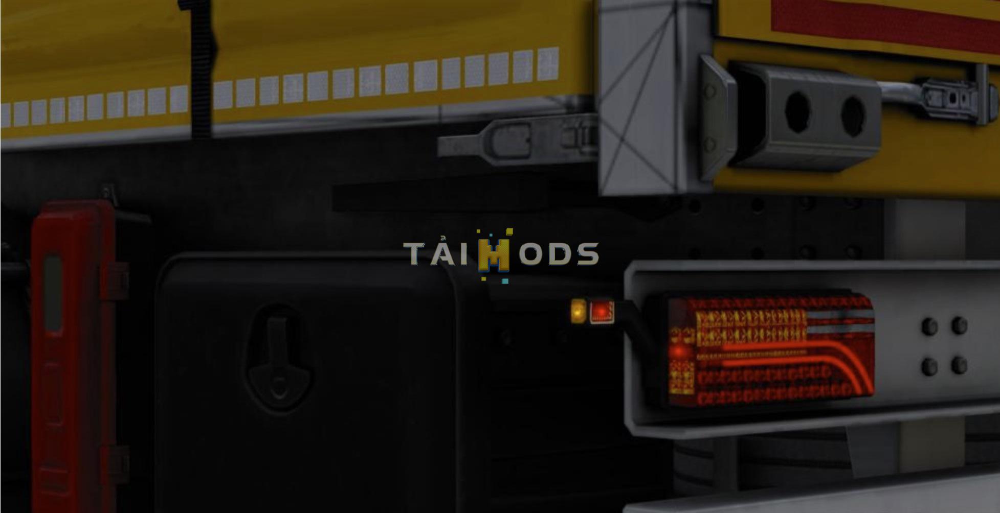 ETS2 - AR 1080 Brand New Led Tail Light for SCS Box Ownable Trailer (1.38.x)