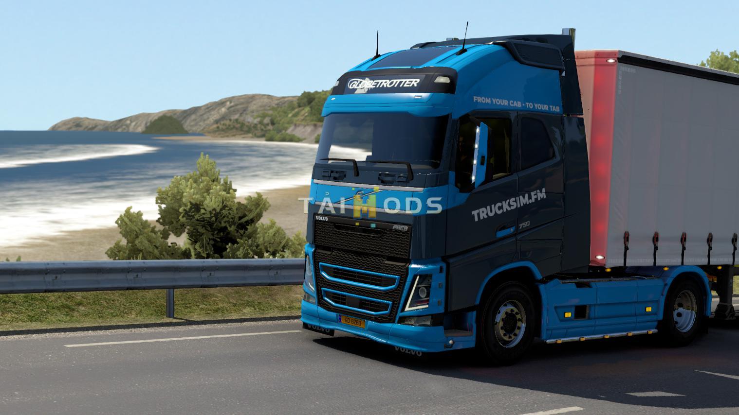 ETS2 - TSFM Volvo FH 2012 + Tuning Pack Skin (1.38.x)
