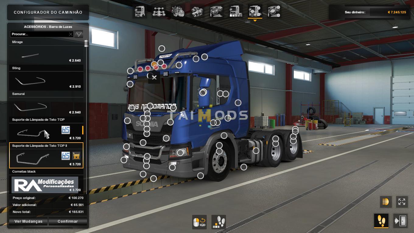 ETS2 - Addons Brazilian Parts Scania Next Gen (Eugene) 1.38.x