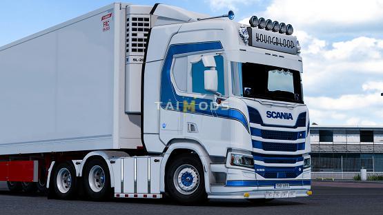 ETS2 - Scania R Changeable Metallic Stripe (1.38.x)