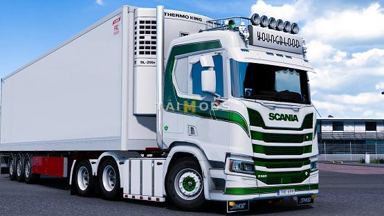 ETS2 - Scania R Changeable Metallic Stripe (1.38.x)