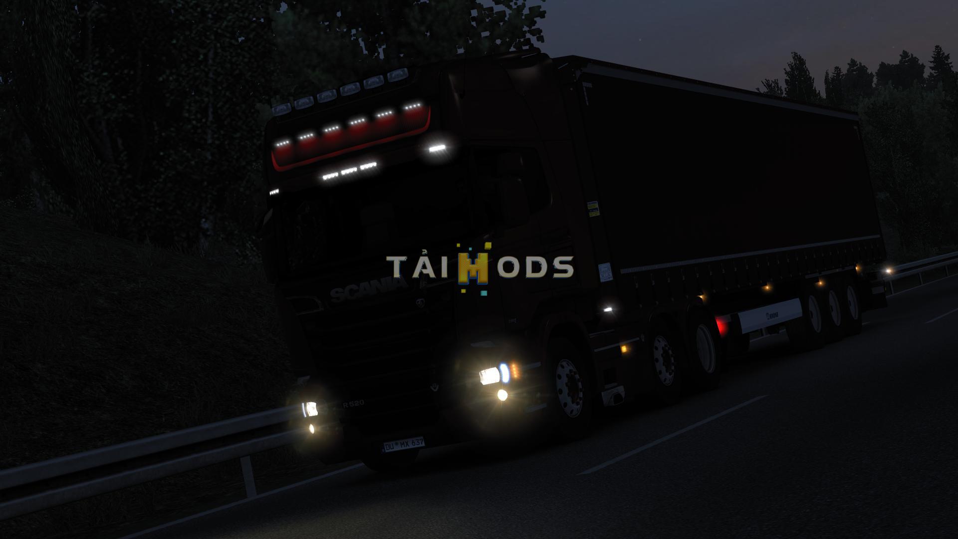 ETS2 - Realistic Headlights V2.1 (1.38.x)