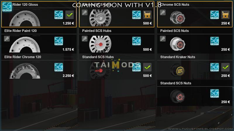 MOD ETS2 – Phụ Tùng ETS2 - SCS Trailer Tuning Pack V1.8 (1.38.x)