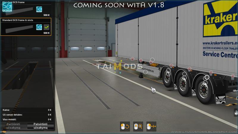 MOD ETS2 – Phụ Tùng ETS2 - SCS Trailer Tuning Pack V1.8 (1.38.x)