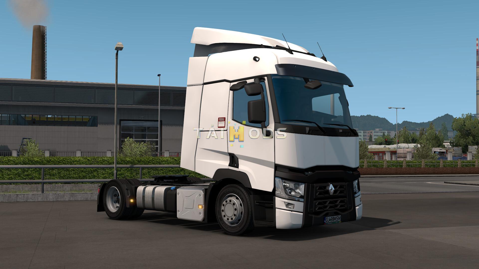 ETS2 - Renault Range Realistic Exhaust Cover (1.38.x)