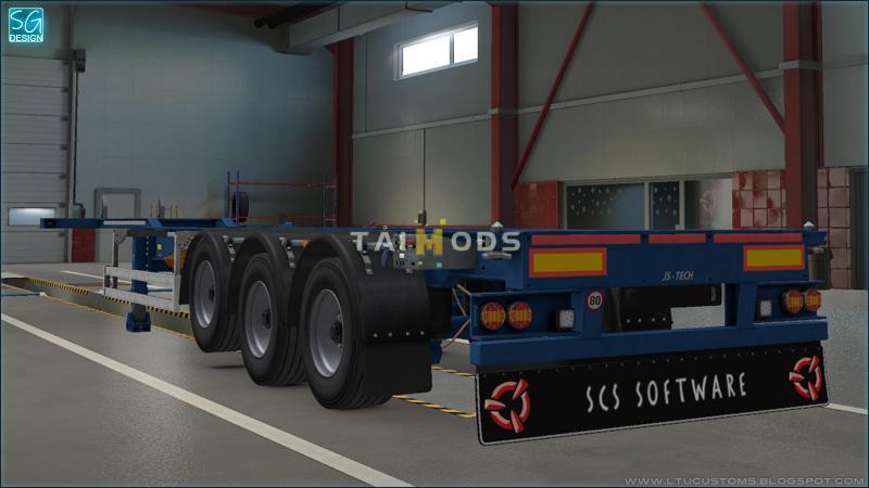 MOD ETS2 – Phụ Tùng ETS2 - SCS Trailer Tuning Pack V1.7 (1.38.x)
