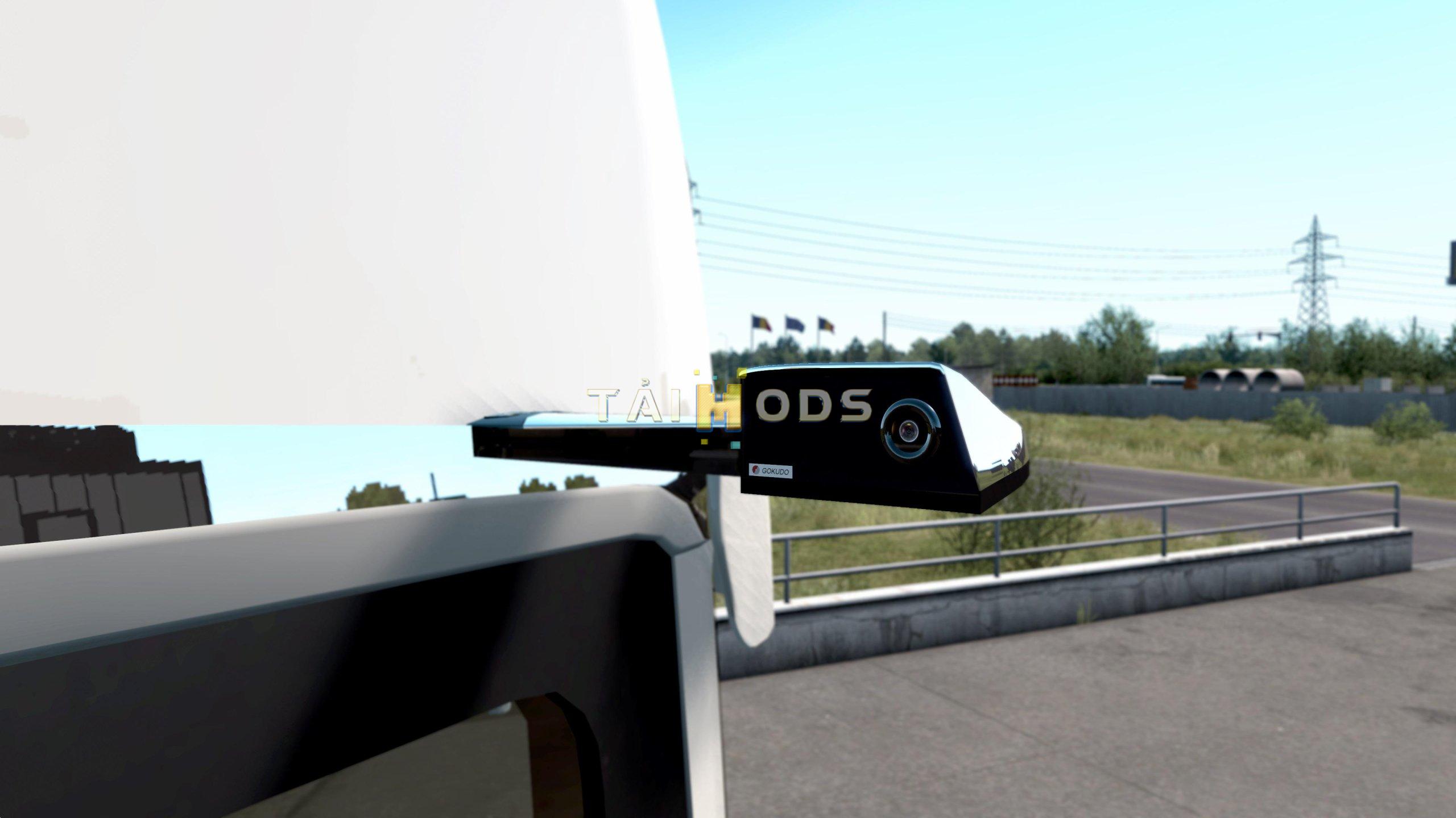 ETS2 - Scania S/R Digital Side Mirrors V1 (1.37 - 1.38) (1.38.x)