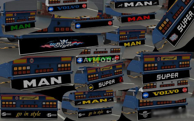 ETS2 - Mudflaps Mega Pack V1.0 (1.37.x)