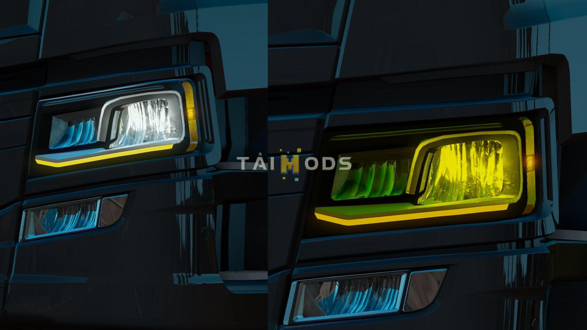 MOD ETS2 – Phụ Tùng ETS2 - Scania NTG Orange DRL (1.37.x)