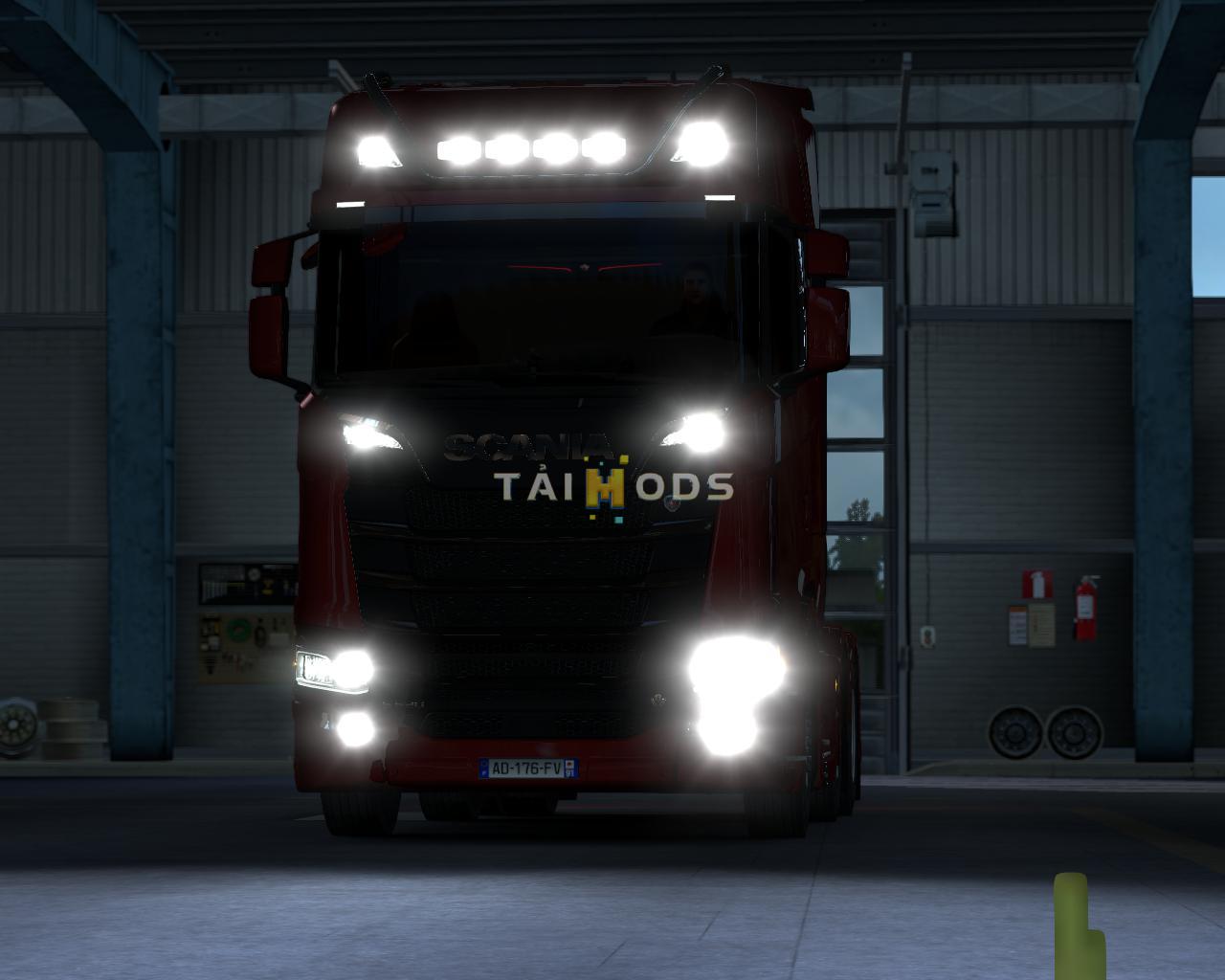 MOD ETS2 – Phụ Tùng ETS2 - Scania S 2016 Fog Lights 1.36.x (1.36.x)