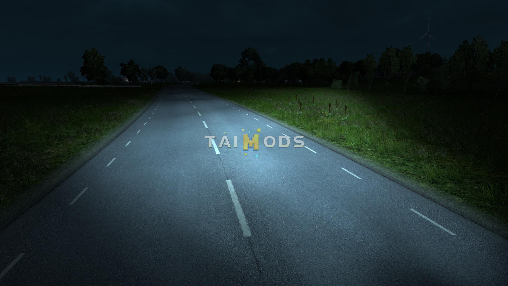 ETS2 - 8000 K Lights Scania S;R & Volvo FH 12 2012 V1.6 (1.37.x)