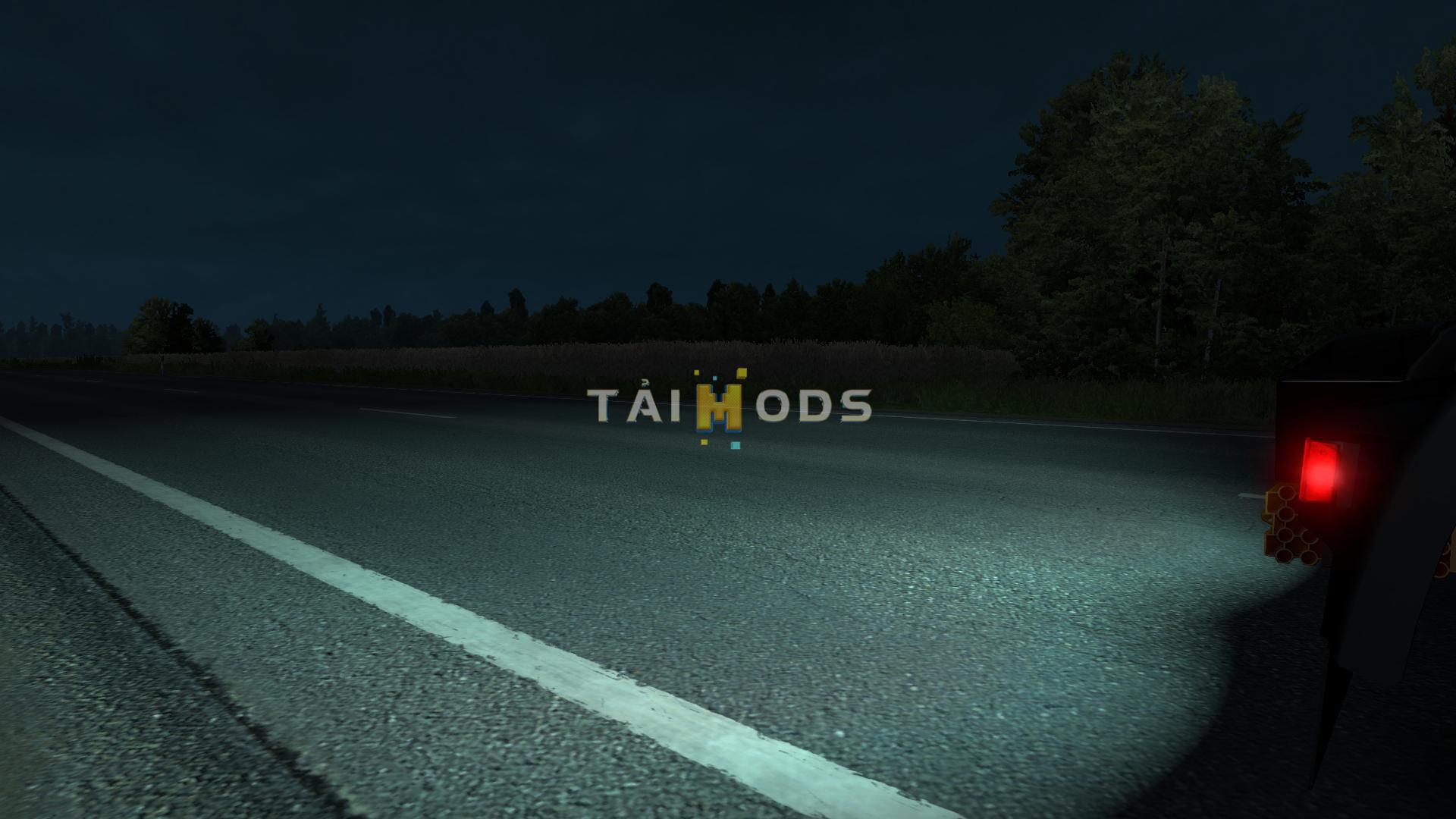 MOD ETS2 – Phụ Tùng ETS2 - 5500K Reverse Light V1.4 (1.36.x)
