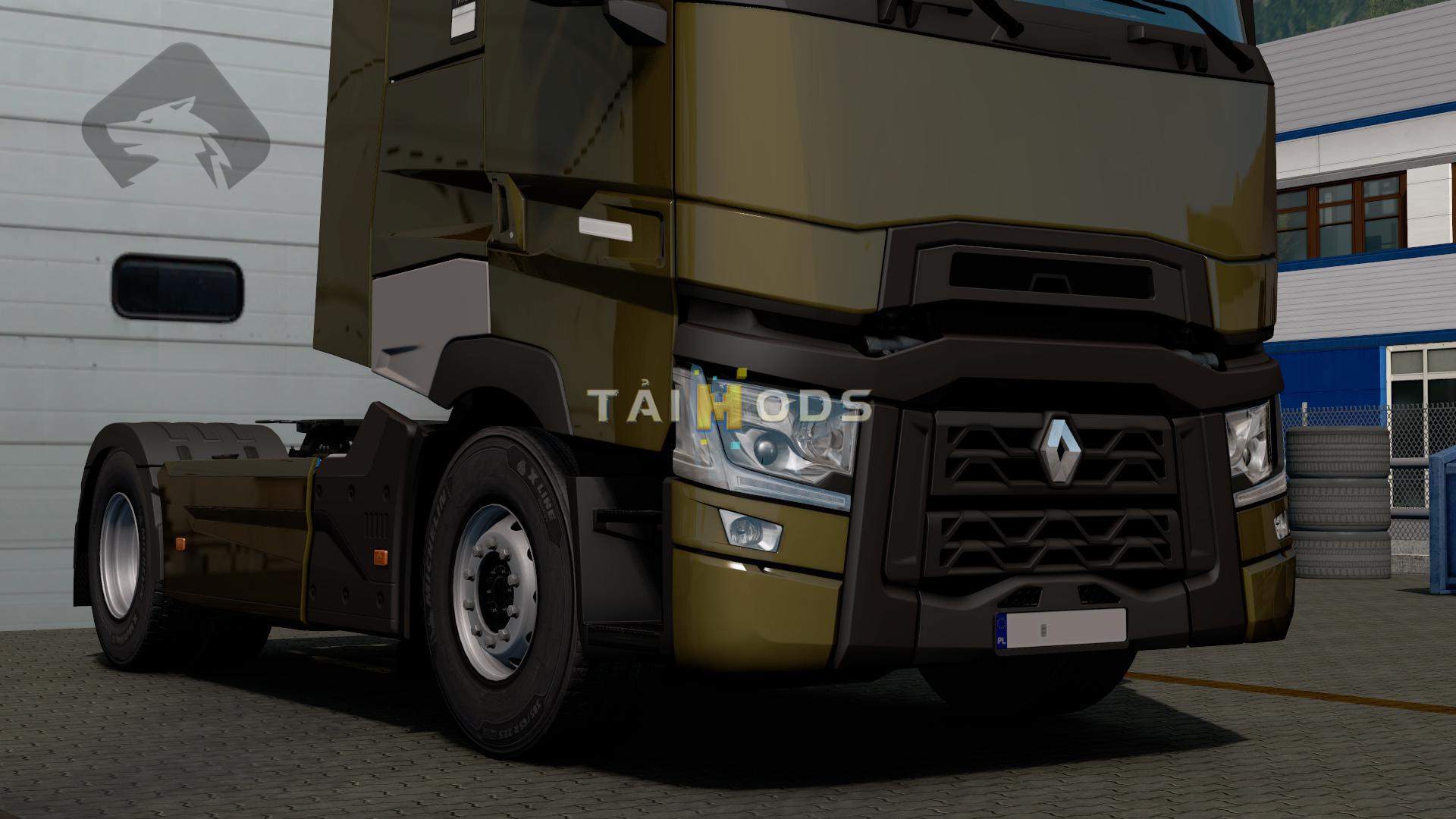 MOD ETS2 – Phụ Tùng ETS2 - Renault T Registration Plate V1.0 (1.36.x)