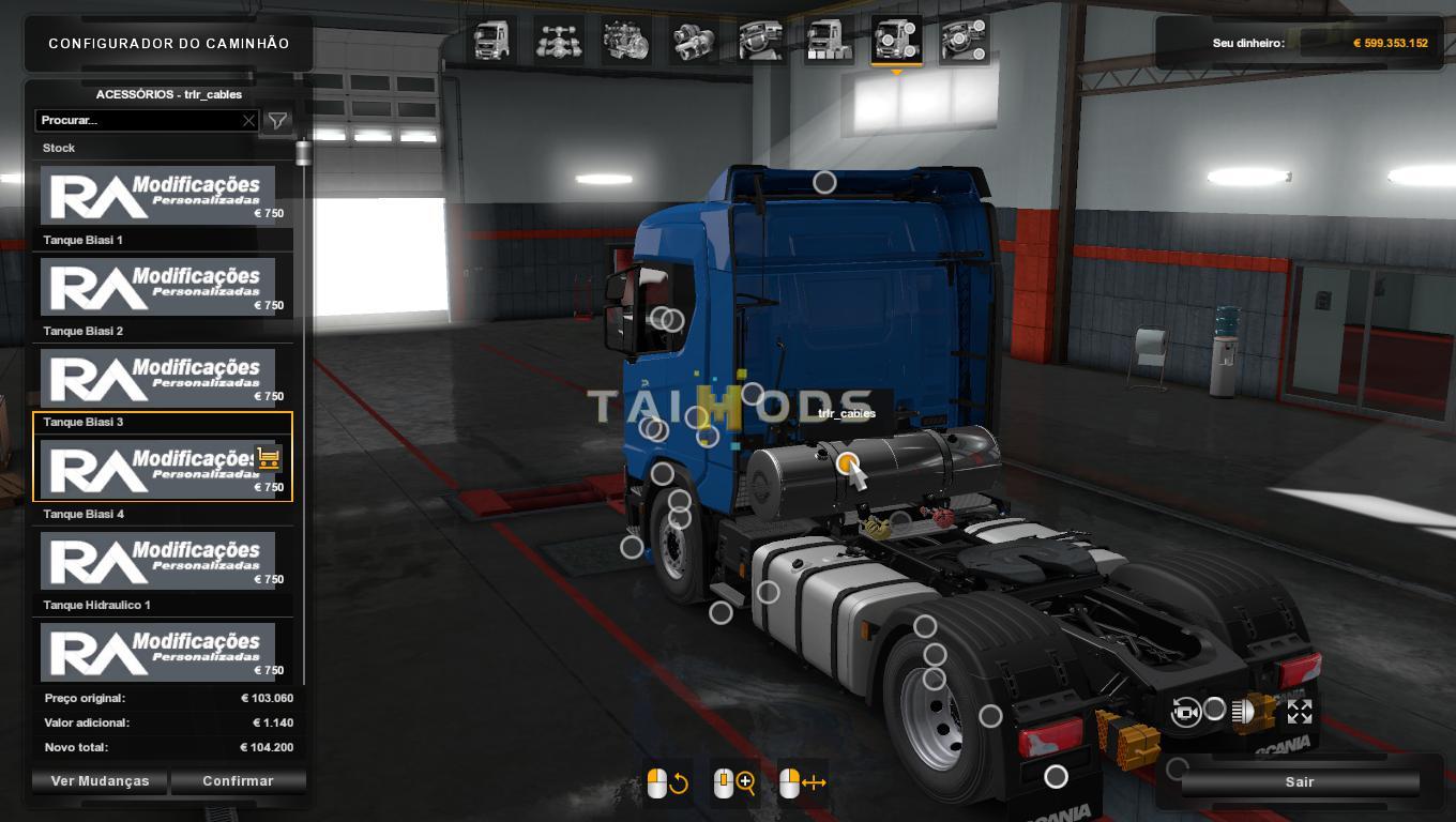 MOD ETS2 – Phụ Tùng ETS2 - Addon Brasil Parts Next Generation Scania P G R S Series (1.36.x)