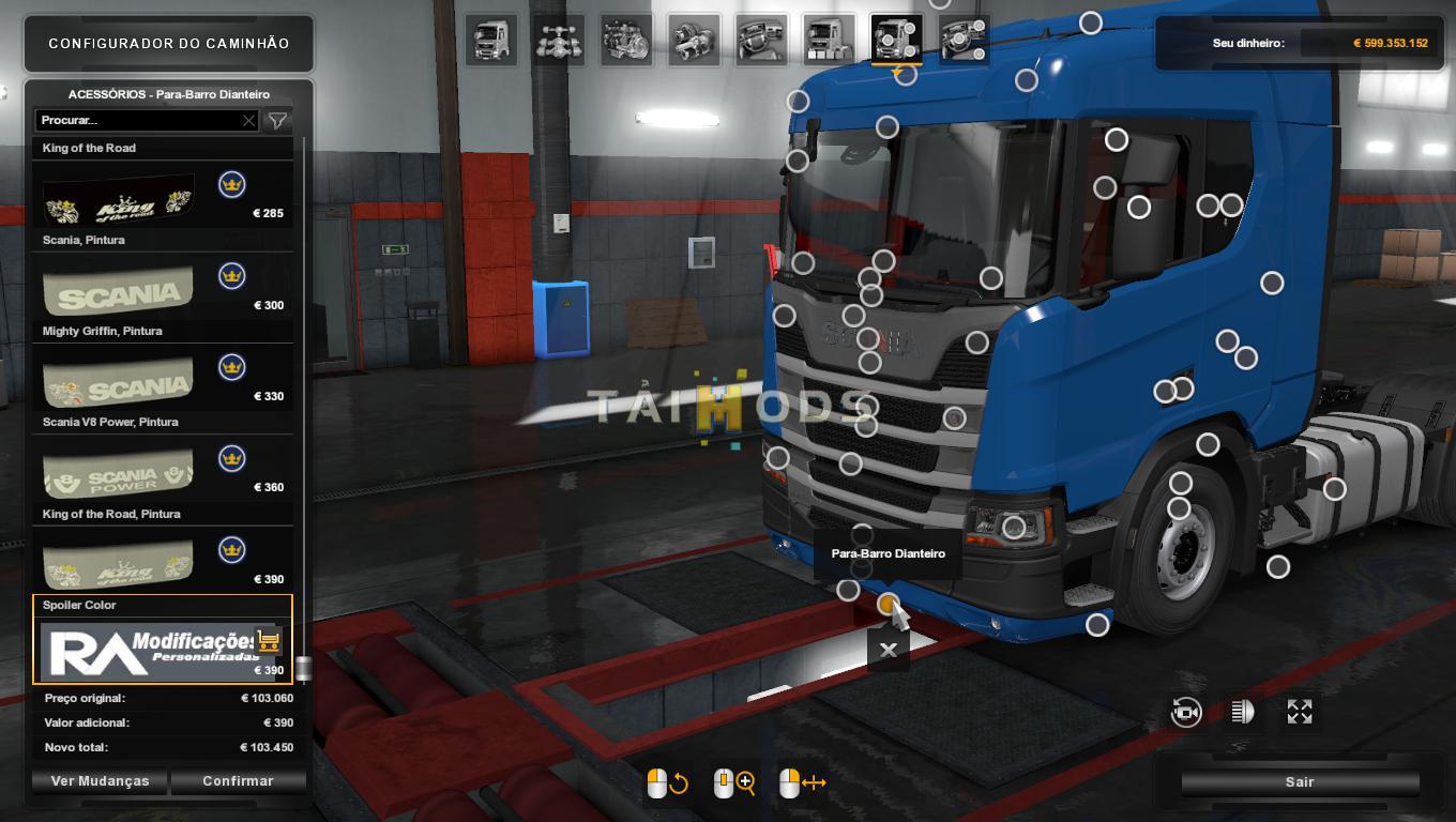 MOD ETS2 – Phụ Tùng ETS2 - Addon Brasil Parts Next Generation Scania P G R S Series (1.36.x)